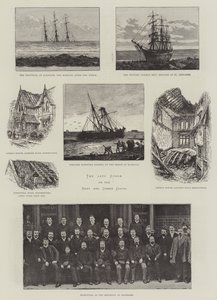 Kent ve Sussex Sahillerinde Geç Fırtına gravürü